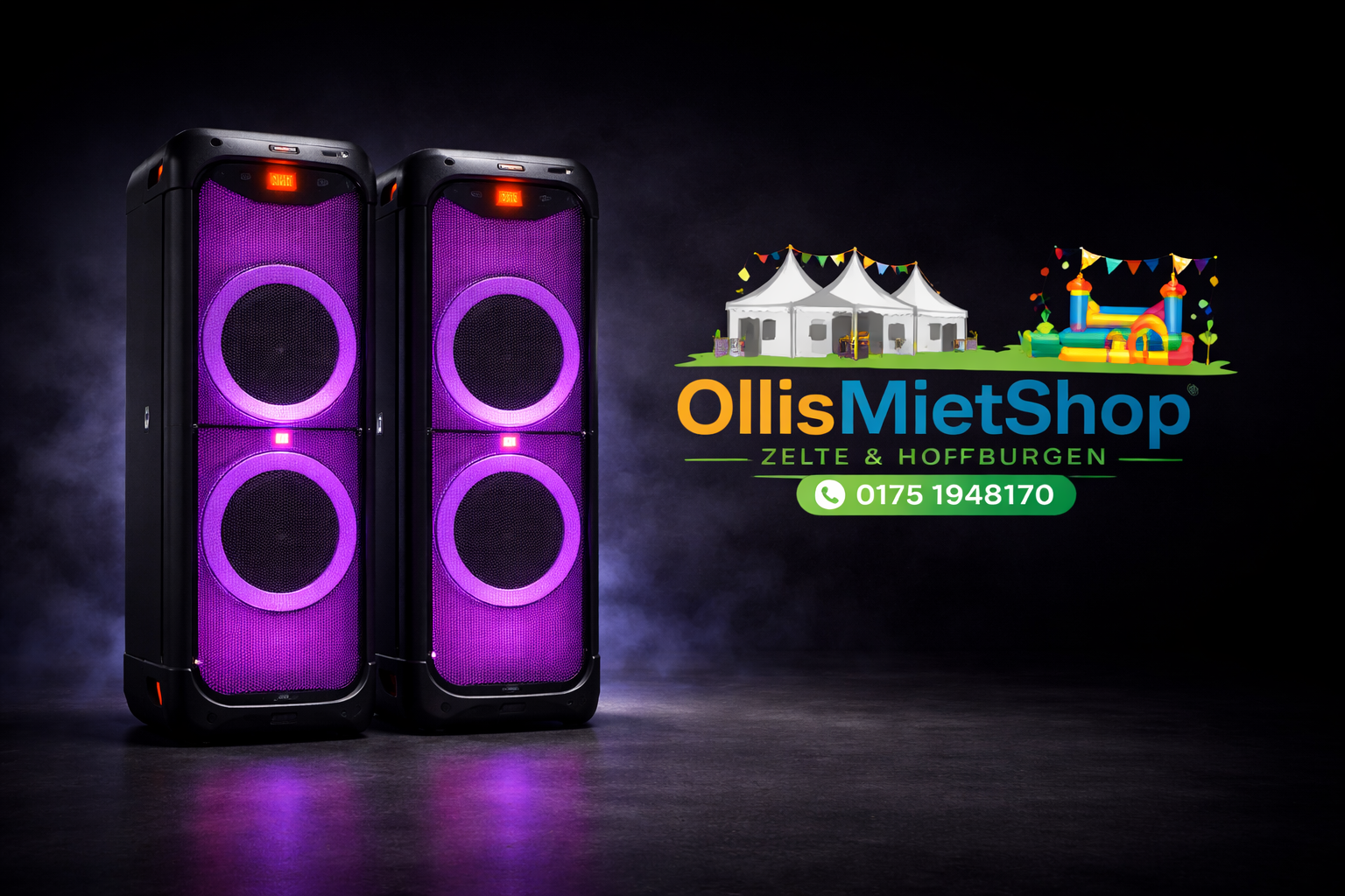 2x JBL PartyBox 1000