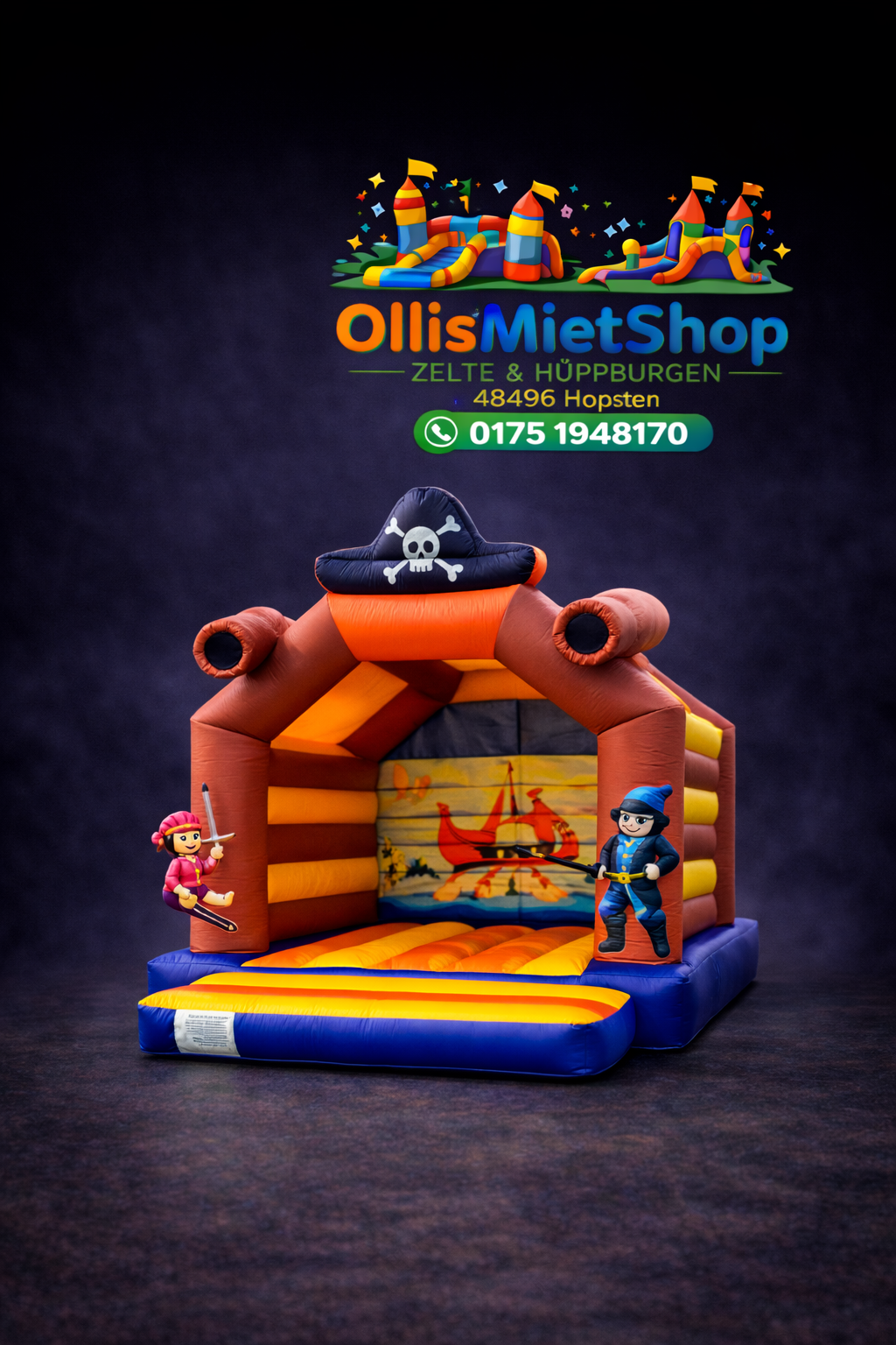 Hüpfburg Pirat